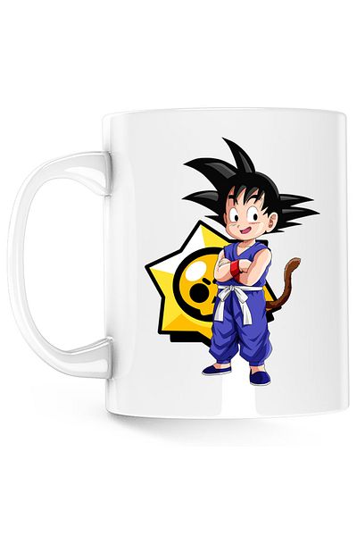OEM Cana Brawl Stars Dragon Ball Z Son Goku Bebe Karate, alba, 330 ml