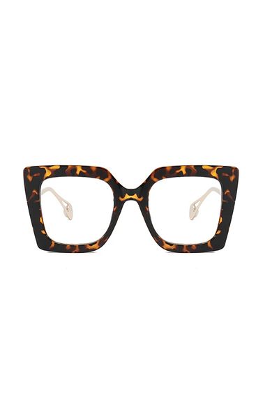 Toz Vintage Drelina Leopard Patterned Vintage & Retro Glasses