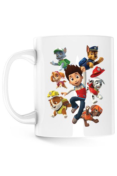OEM Paw Patrol Mug All Police Dogs Team, white, 330 ml