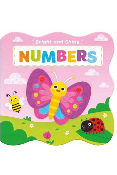 North Parade Children's book, NPP, Numbers Bright and Shiny Board, 1+ years
