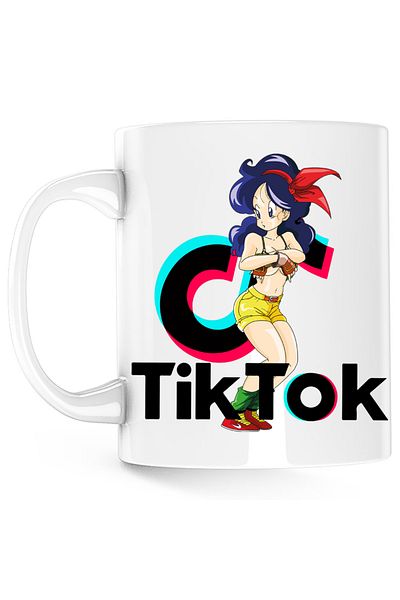 OEM Cana Dragon Ball Z Tiktok Anime Tik Tok Cool Mom, alba, 330 ml