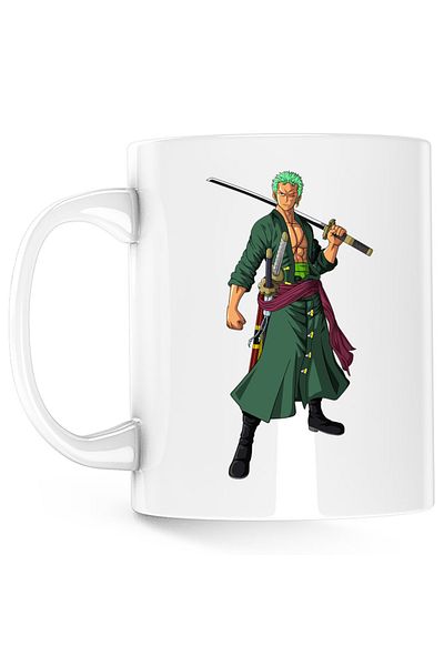 OEM Cana Zoro Samurai One Piece Katana Roronoa, white, 330 ml