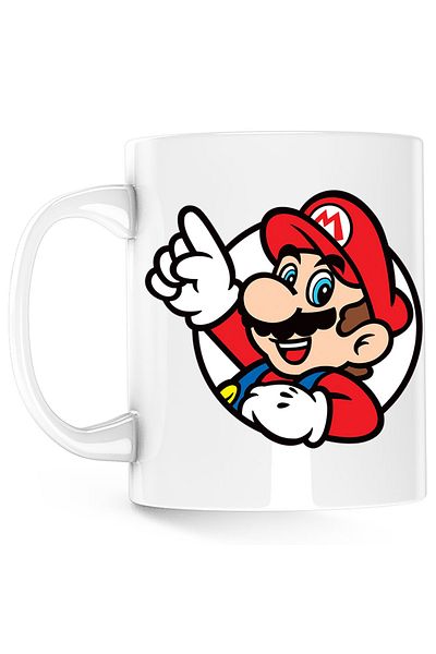 OEM Cana Super Mario Bros Rebel Gamer Youtube, alba, 330 ml