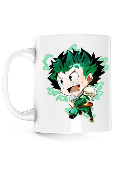 OEM Cana My Hero Academia Deku Izuku Midoriya, alba, 330 ml