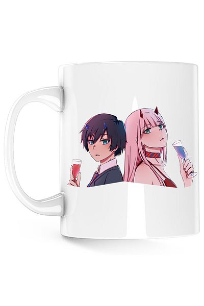 OEM Cana Darling in the FranXX Hiro Zero Two Anime, alba, 330 ml