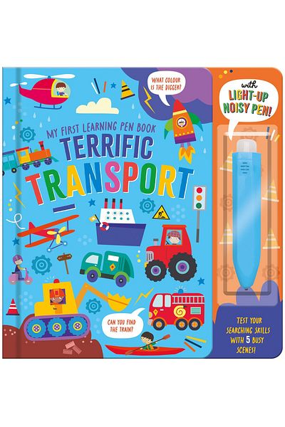 North Parade Children's book, NPP, My First Learning Pen Book, Terrific Transport, 3+ years