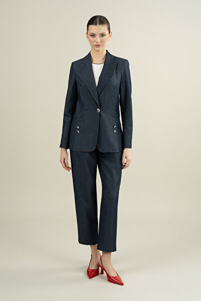 IDYL سترة الدنيم المطوية