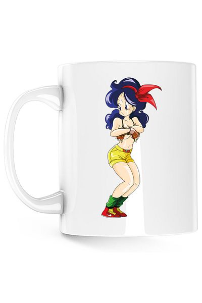 OEM Dragonball Launch Mother-in-law Anime Girl Mug, white, 330 ml