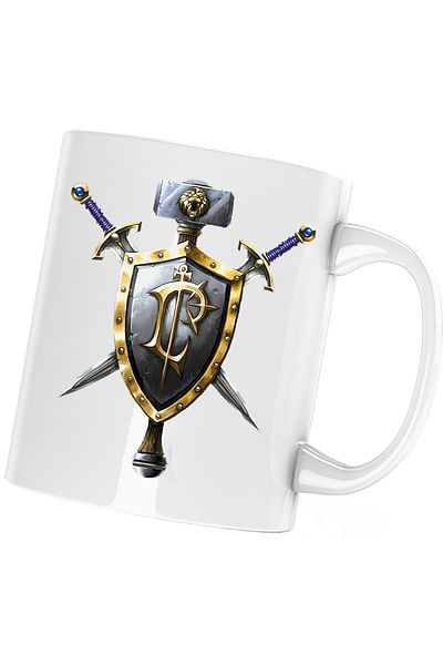 OEM Cana World of Warcraft Human Race Crest WoW, alba, 330 ml