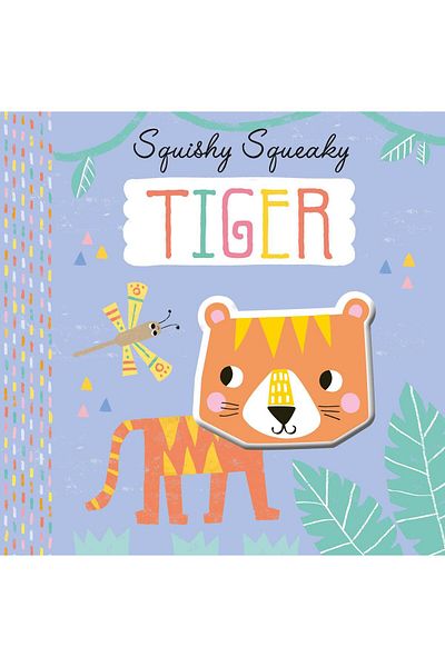 North Parade Children's book, NPP, Squishy Squeaky Tiger - Children's Silicone Board Book, 1+ years