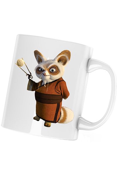 OEM Master Shifu Kung Fu Panda Sensei Master Mug, white, 330 ml