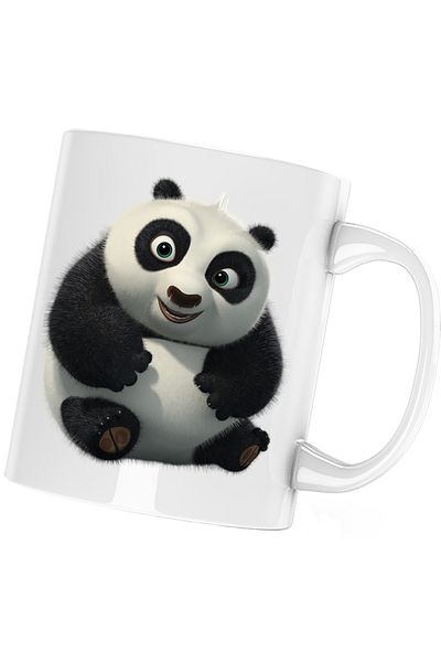 OEM Kung Fu Panda Baby Karate Ninja Bear Mug, white, 330 ml