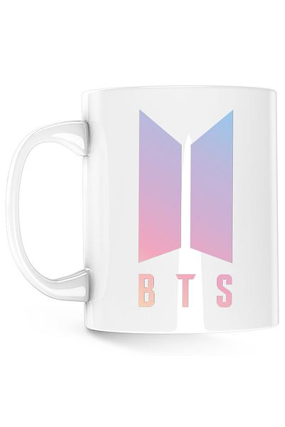 OEM Cana BTS Logo K-Pop, alba, 330 ml