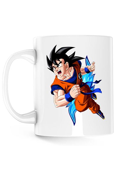 OEM Dragon Ball Z Son Goku Japan Anime Mug, white, 330 ml