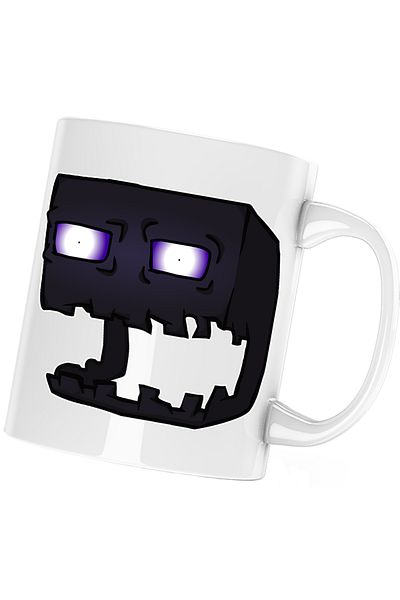 OEM Minecraft Enderman Scared Mug, white, 330 ml