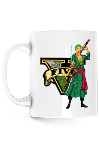 OEM Cana One Piece Roronoa Zoro GTA Anime Zorro, alba, 330 ml