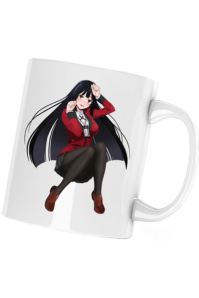 OEM Cana Yumeko Jabami Kakegurui Gambling Poker, white, 330 ml