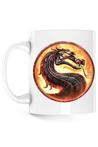OEM Cana Mortal Kombat Trilogy Dragon Ultimate Fight, alba, 330 ml