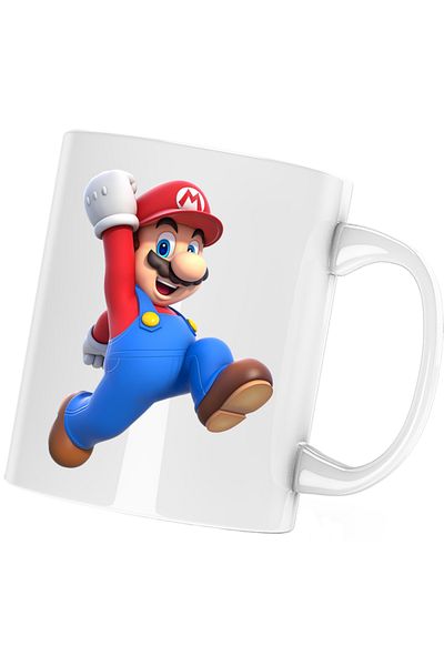 OEM Cana Super Mario Bros Game 3D World, alba, 330 ml