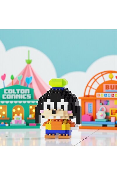 Bricks | Pinkyday |  Goofy – Sürpriz Hediyeli 3D Yapboz Mini Blok Seti – Suns...