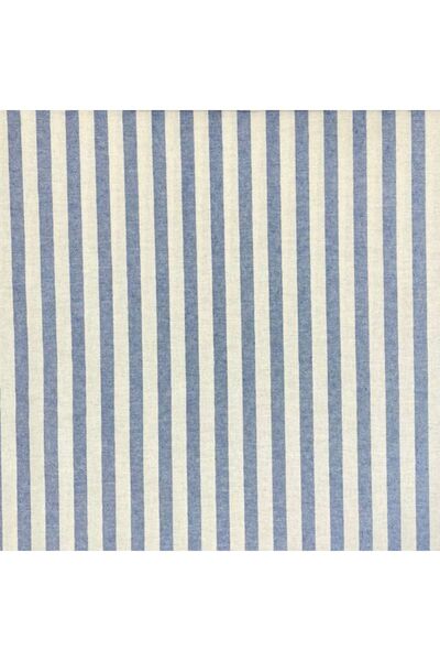 aom Față de masă dreptunghiulară cu dungi albastre, 160x240, bumbac și lână