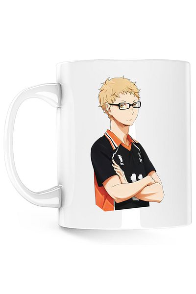 OEM Cana Haikyuu Kei Tsukishima Volei Anime, alba, 330 ml