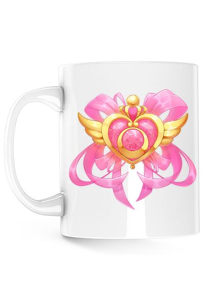 OEM Cana Sailor Moon Pink Gold Heart Diadema, alba, 330 ml