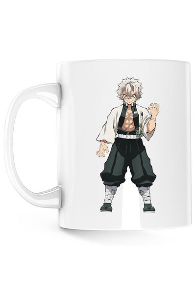 OEM Cana Demon Slayer Sanemi Samurai Boy, alba, 330 ml