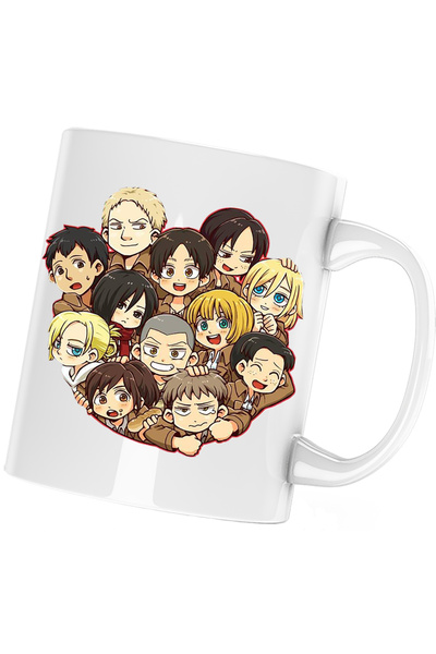 OEM Cana Attack on Titan Team Gang Anime Manga, alba, 330 ml