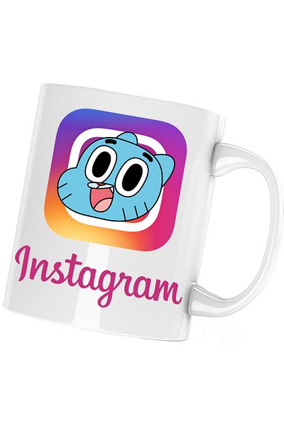OEM Cana Gumball Bebe Instagram Creator Insta Story, alba, 330 ml