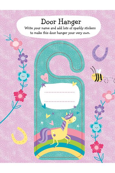 North Parade Children's book, NPP, Big Sticker Activity Book � Unicorns, 3+ years