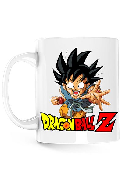 OEM Cana Dragon Ball Z Son Goku Karate Kid, alba, 330 ml