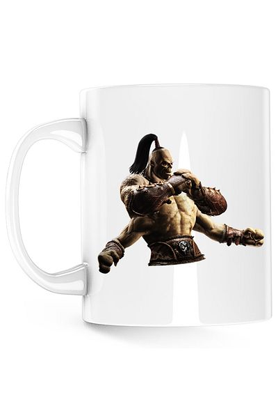 OEM Mortal Kombat Monster Goro Christmas Gift Mug Gamerita, white, 330 ml