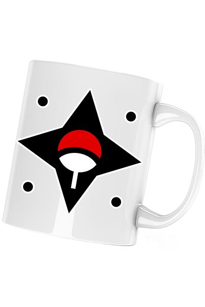 OEM Cana Naruto Logo Itachi Uchiha Symbol, white, 330 ml