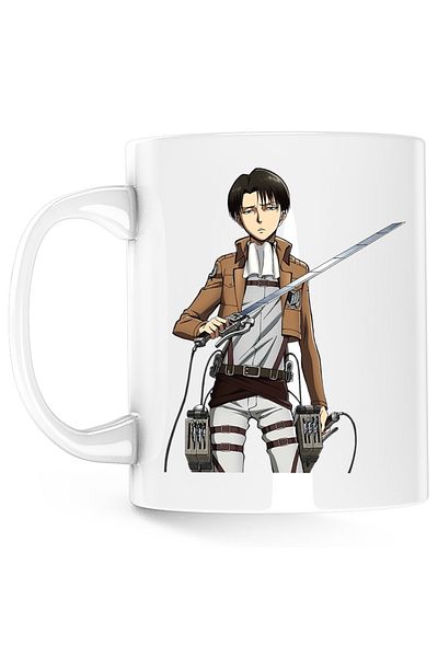 OEM Cana Attack on Titan Levi Ackerman Anime Fortnite, alba, 330 ml