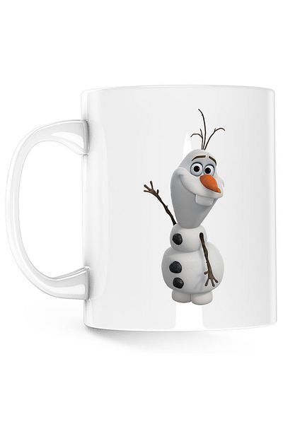 OEM Olaf the Snowman Cartoon Mug, white, 330 ml