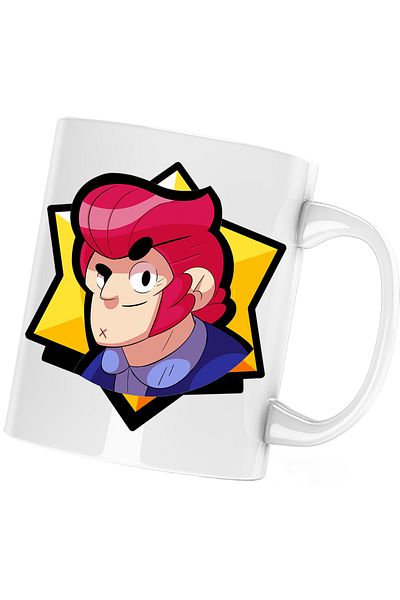 OEM Cana Colt Face Brawl Stars, alba, 330 ml
