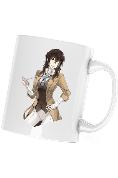 OEM Cana Bungo Stray Dogs Anime Fan Art Manga, White, 330 ml