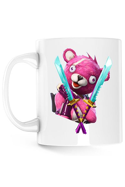 OEM Cana Cuddle Pink Panda Fortnite Epic Blades, alba, 330 ml