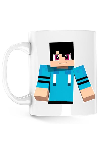 OEM Cana Minecraft Happy Alex, alba, 330 ml