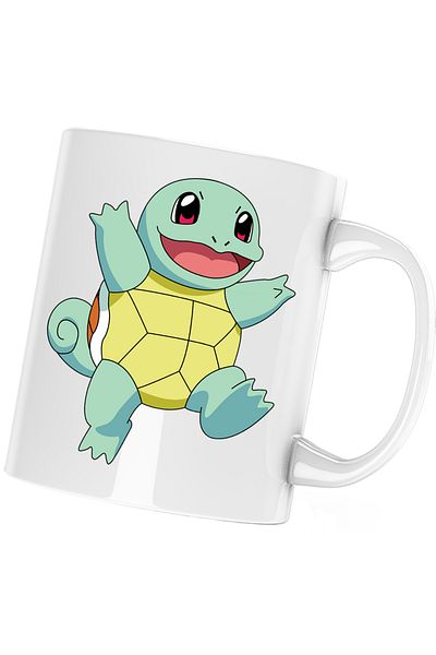 OEM Turtle Pokemon Roblox Mug, white, 330 ml