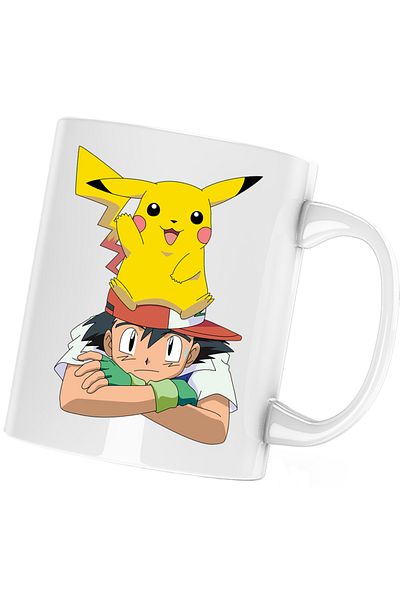 OEM Cana Pokemon Go Ash Pikachu Detective, alba, 330 ml