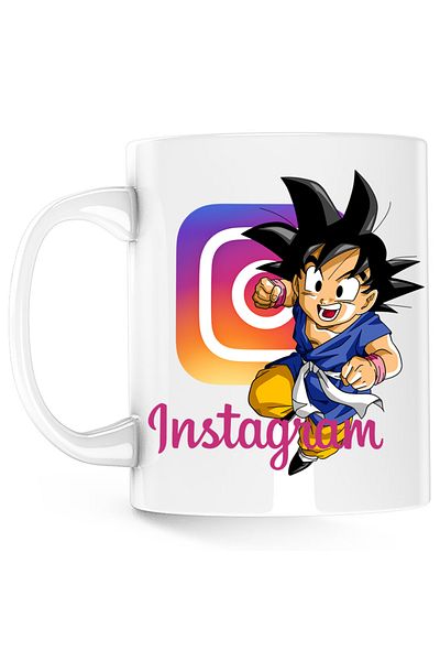 OEM Cana Insta Boy Dragon Ball Z Son Goku Instagram Creator, alba, 330 ml