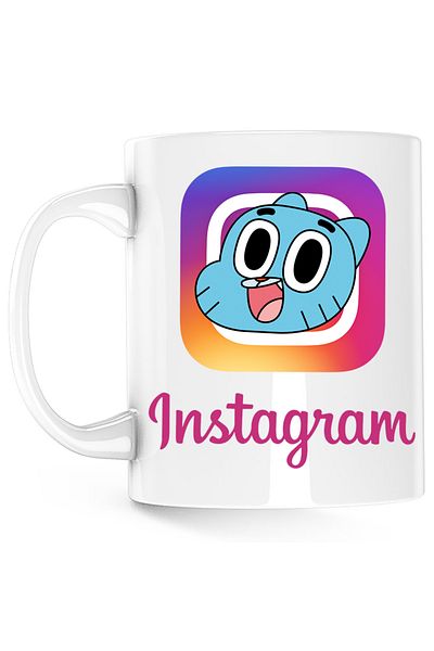 OEM Cana Gumball Bebe Instagram Creator Insta Story, alba, 330 ml