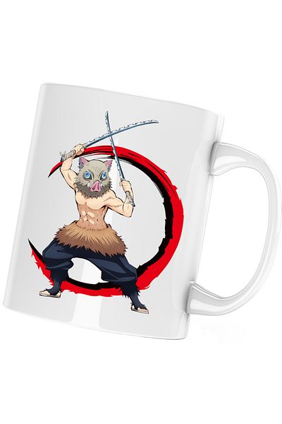 OEM Cana Demon Slayer Inosuke Hashibara Kimetsu no Yaiba, alba, 330 ml