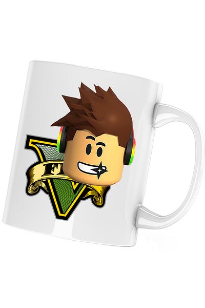 OEM Cana Roblox Gaming GTA V, alba, 330 ml
