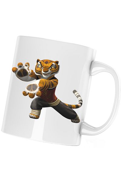 OEM Kung Fu Panda Courage Tigger Mug, white, 330 ml