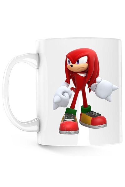 OEM Cana Sonic Red Knuckles the Echidna Alergator, alba, 330 ml