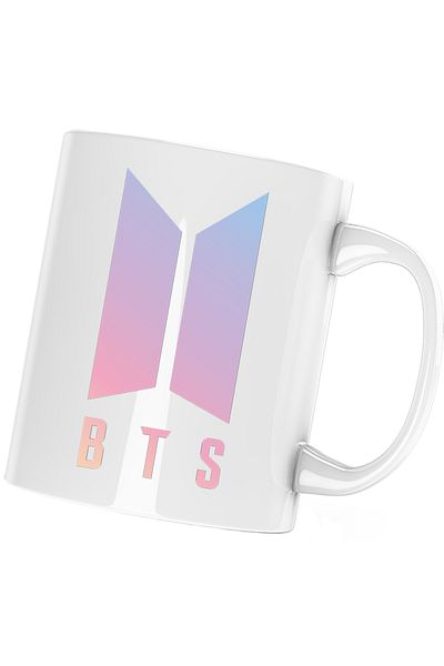 OEM Cana BTS Logo K-Pop, alba, 330 ml
