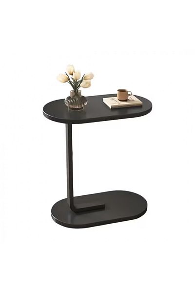 OEM Portable coffee table with leg, durable and elegant design, 45x28x60 cm, Black